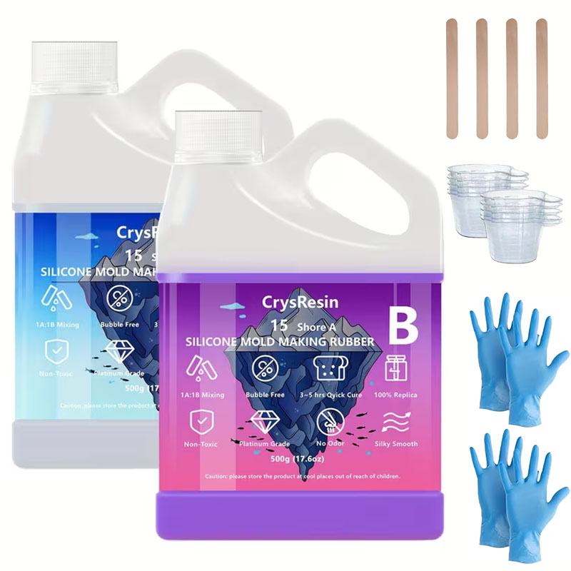 Soap Making Liquid - 500ml 2 Şişe Sıvı Silikon Kalıp