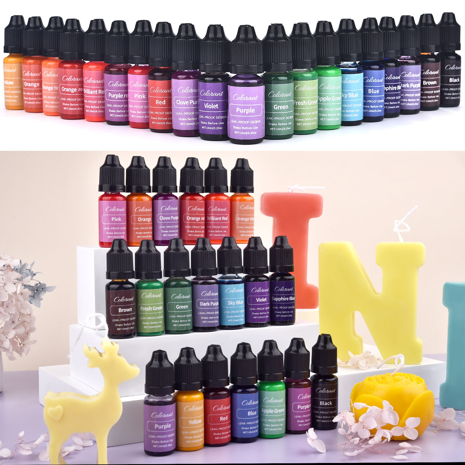 Soap Making Lye - 10 ml Mum Boyaları Pigment Aromaterapi