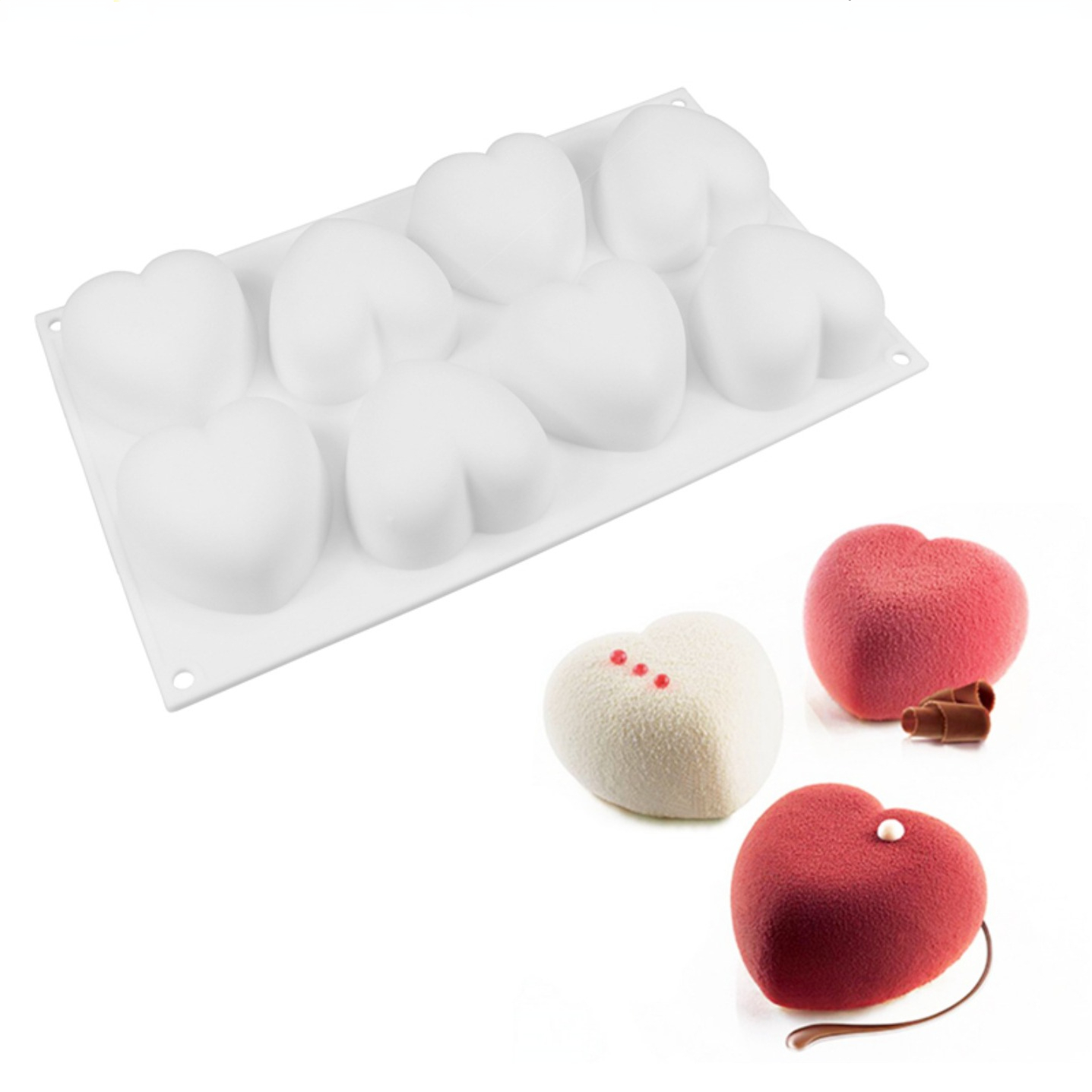 Soap Making Fragrance - Aşk Kalp Silikon Sabun Kalıp El