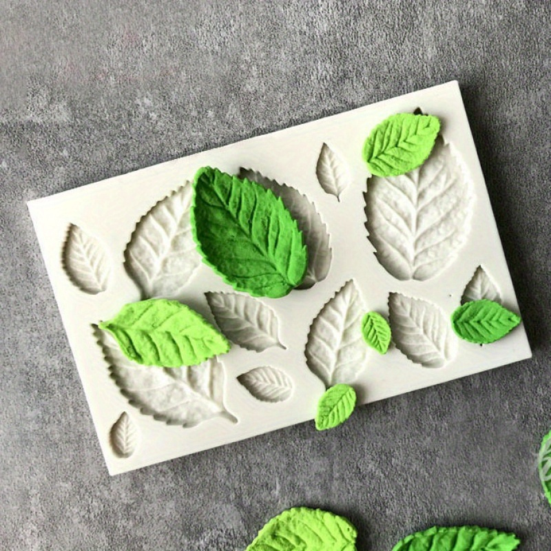 Soap Making Fragrance - 1Pieces3DLeaf şekli kolye döküm kalıp şeker