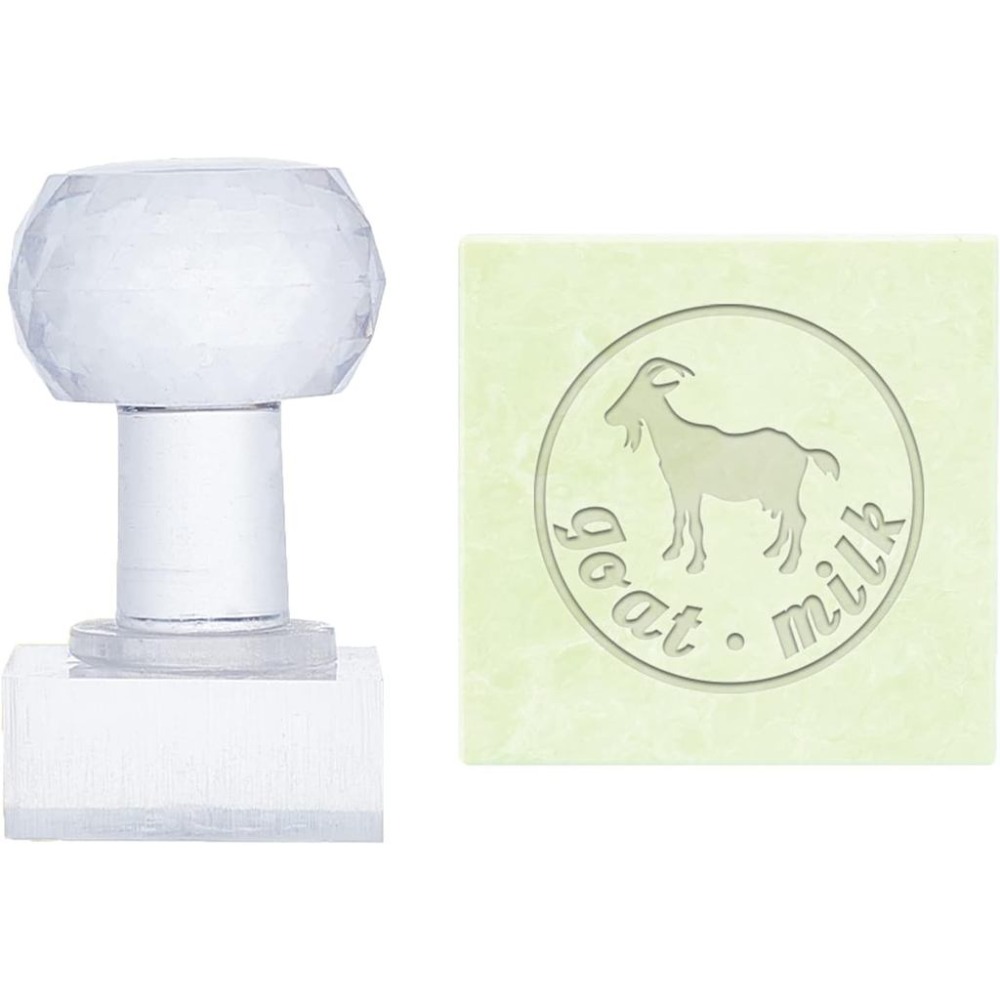 Soap Making Goats Milk - 1 adet Keçi Sütü Akrilik Damga,