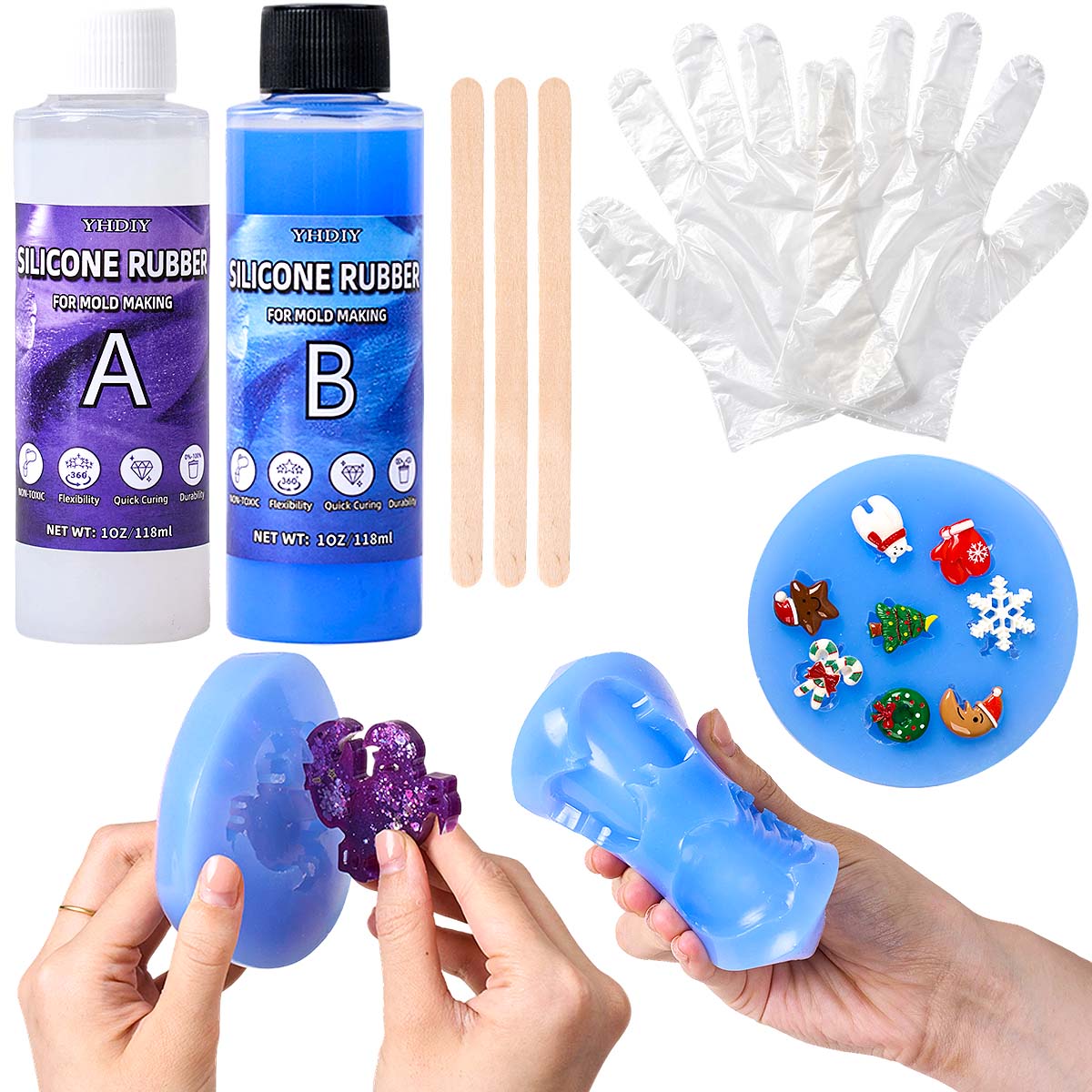 118ml/296ml Silikon Kalıp Yapı - Soap Making Liquid incelemesi ve fiyatı