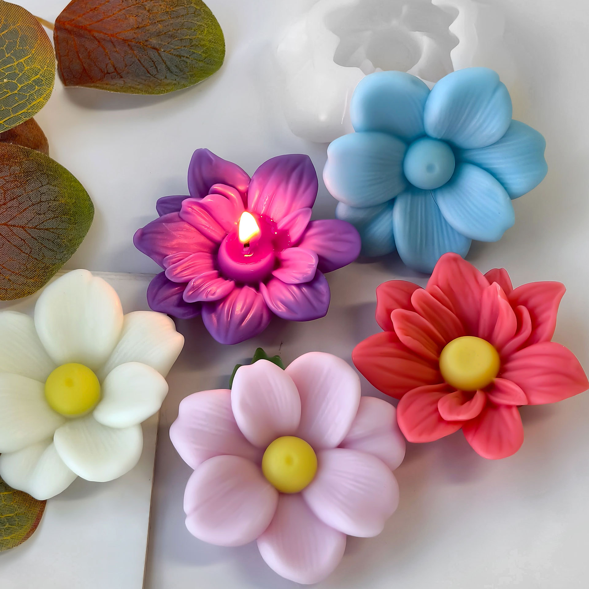 DIY Çiçekler Aroma Mum silikon - Soap Making Fragrance incelemesi ve fiyatı