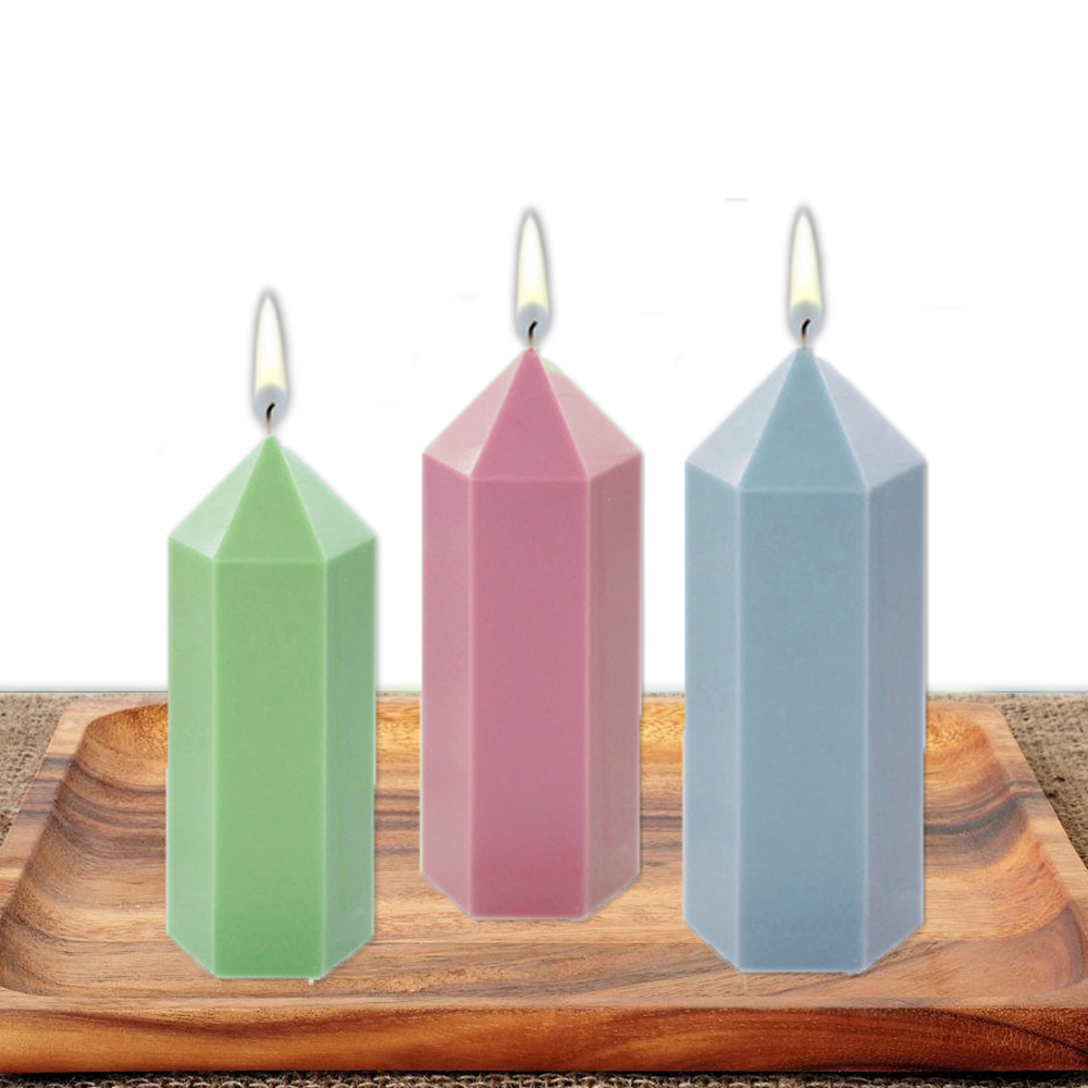 3D altıgen sütun mum kalıpları - Soap Making Fragrance incelemesi ve fiyatı