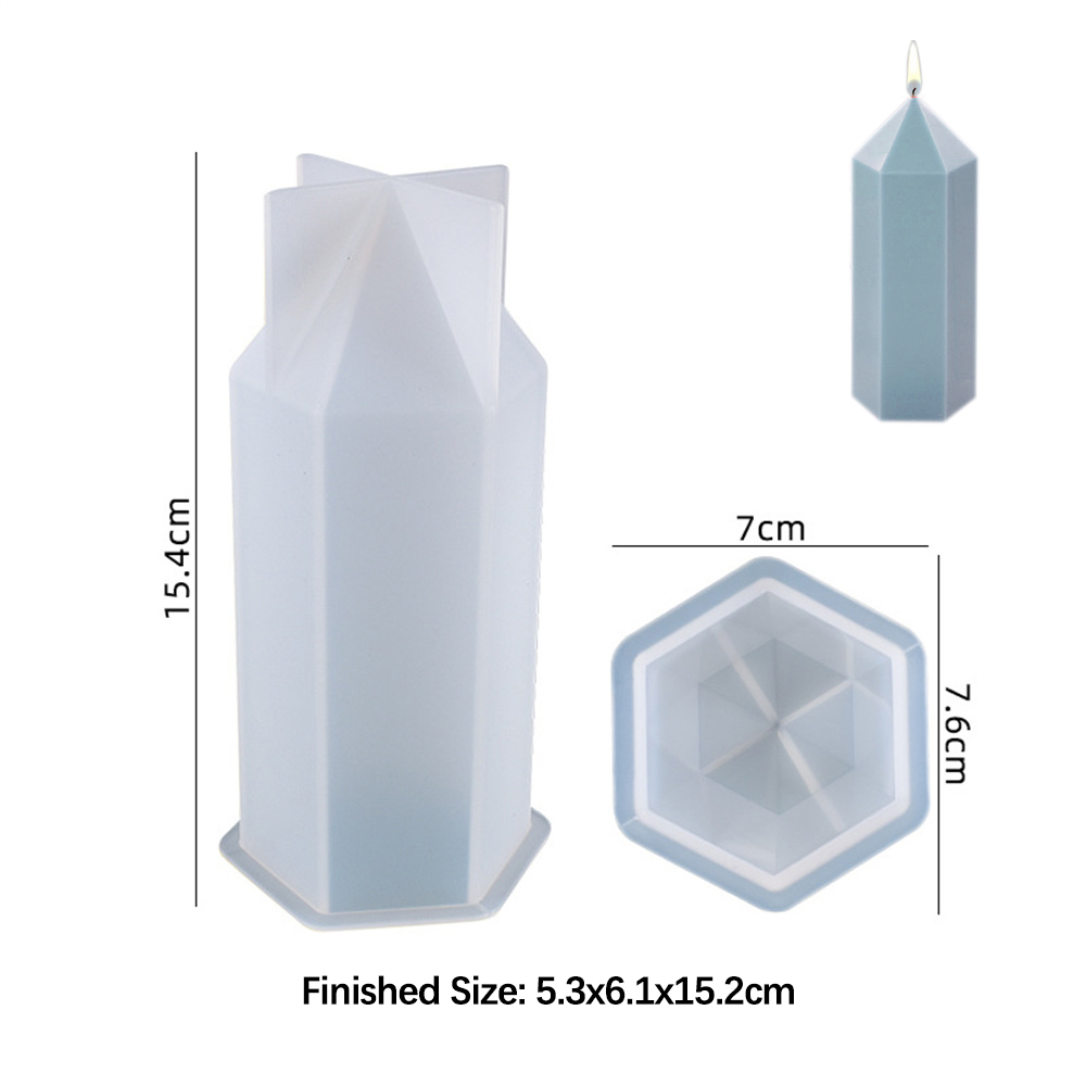 3D altıgen sütun mum kalıpları - Soap Making Fragrance incelemesi ve fiyatı