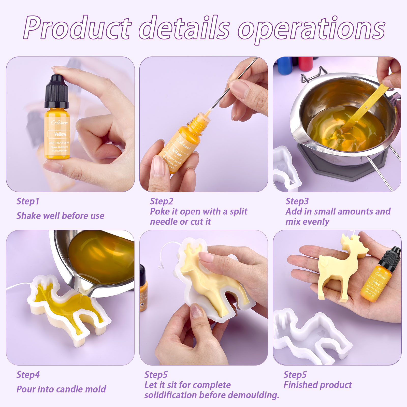 10 ml Mum Boyaları Pigment Aro - Soap Making Lye incelemesi ve fiyatı