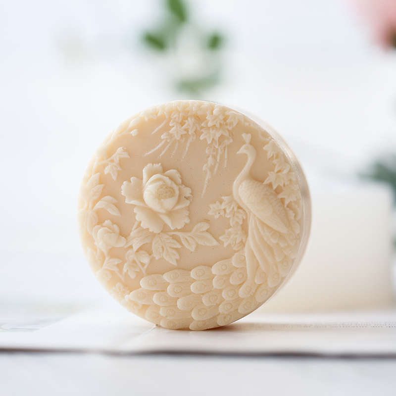 Tavuskuşu Çiçek Desen Silikon  - Soap Making Lye incelemesi ve fiyatı